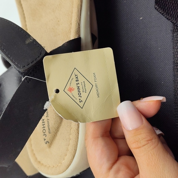 NEW ST. JOHNS BAY ANKLE STRAP SANDALS - Picture 12 of 12